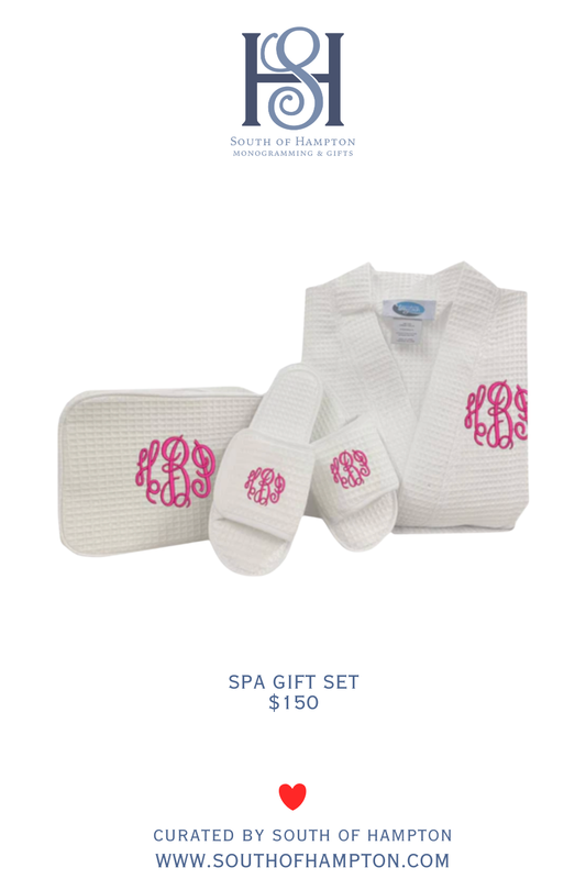 SPA GIFT SET- Robe, Pouch and Slippers