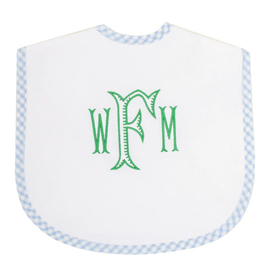 Big Check Toddler Bib - South of Hampton