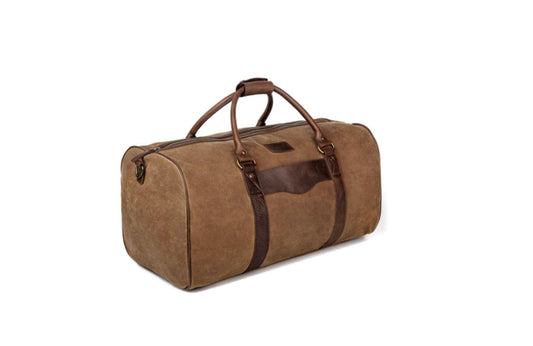 Campaign Waxed Canvas Large Field Duffle - South of Hampton