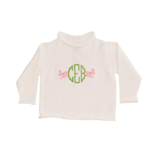 Children's Cotton Roll Neck Sweater - South of Hampton