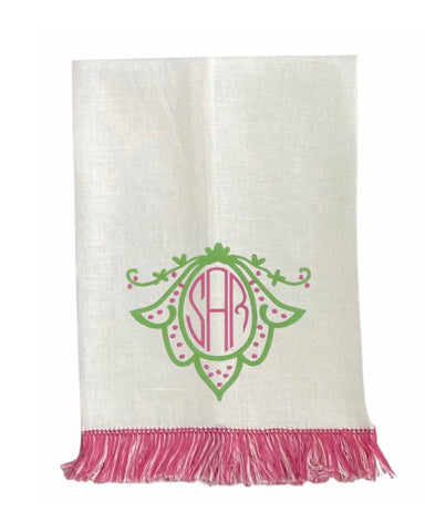Fringed Guest Towels - South of Hampton