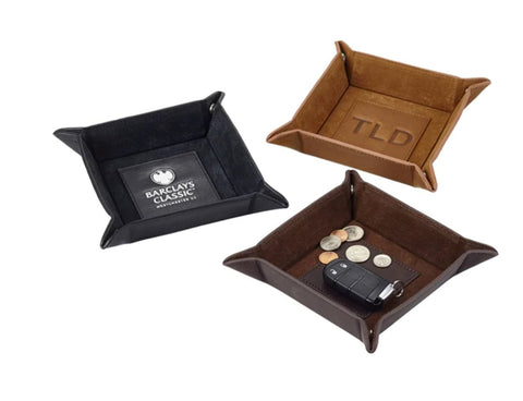 Leather Snap Valet Tray - South of Hampton