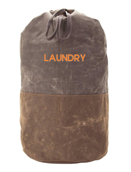 Waxed Canvas Laundry Duffle - South of Hampton