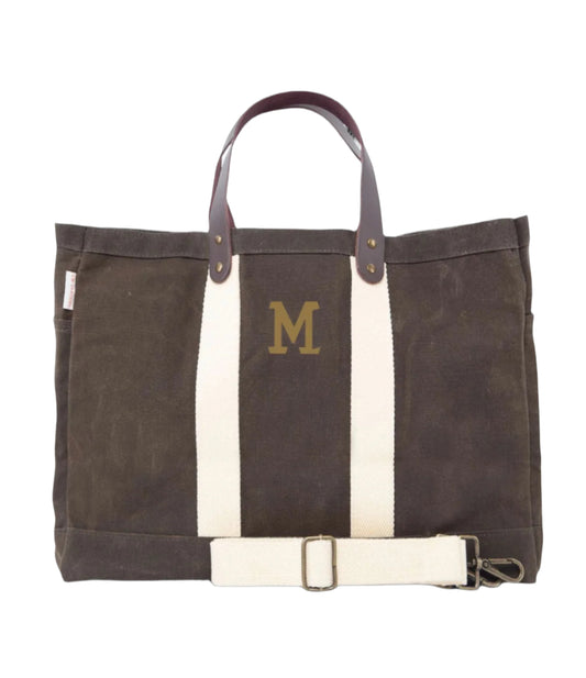 Waxed Commuter Tote - South of Hampton