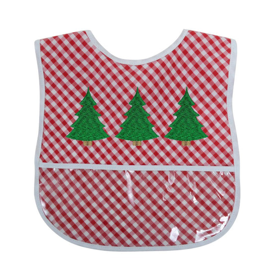 Wipeable Christmas Bib - South of Hampton